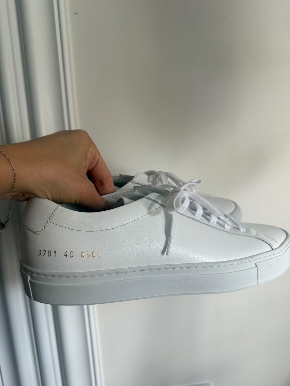 Common Projects Women's Original Achilles Leather Low-Top Sneakers - Picture 11 of 16